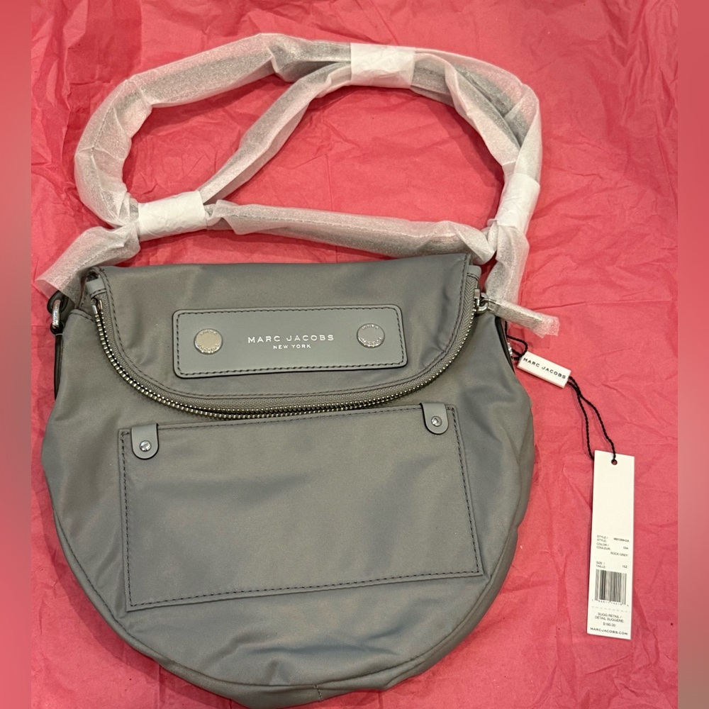 Marc Jacobs Natasha Crossbody Gray Bag- NWT - Picture 2 of 4